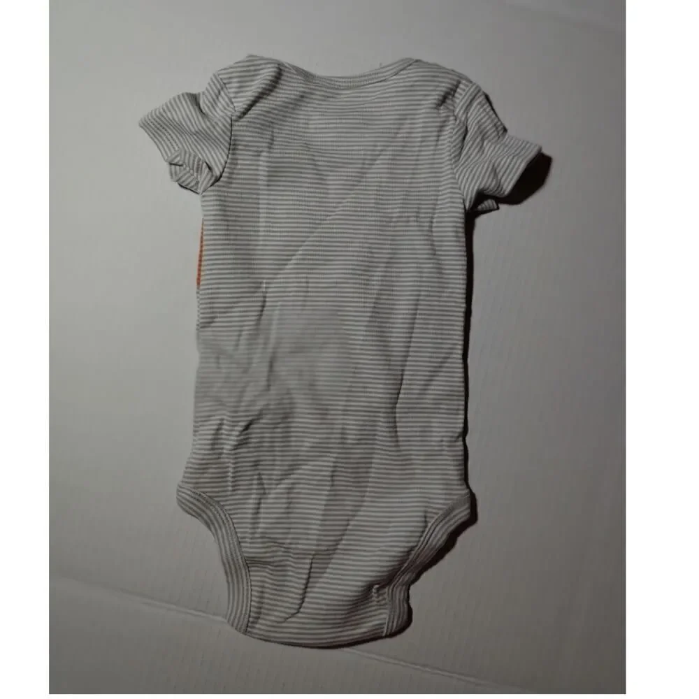 Carters Boys NEW w/Tags Gray & White Striped 